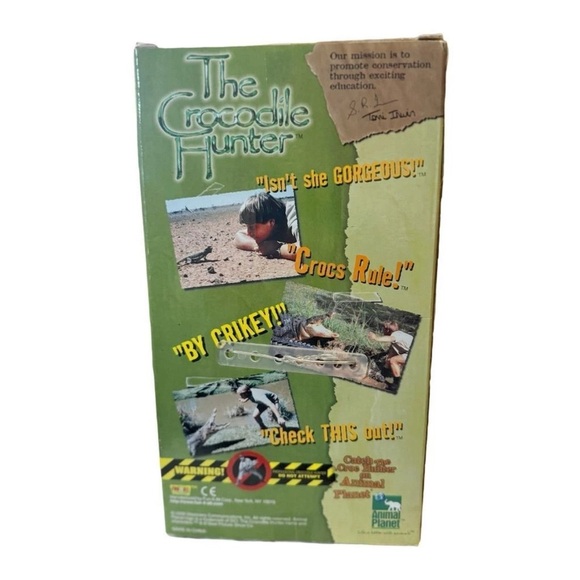 VTG Steve Irwin Crocodile Hunter Talking Bobblehead & Snake Rescue NIB - Picture 6 of 8